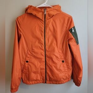 Moncler Orange Kids Raincoat 2022, Sz 12